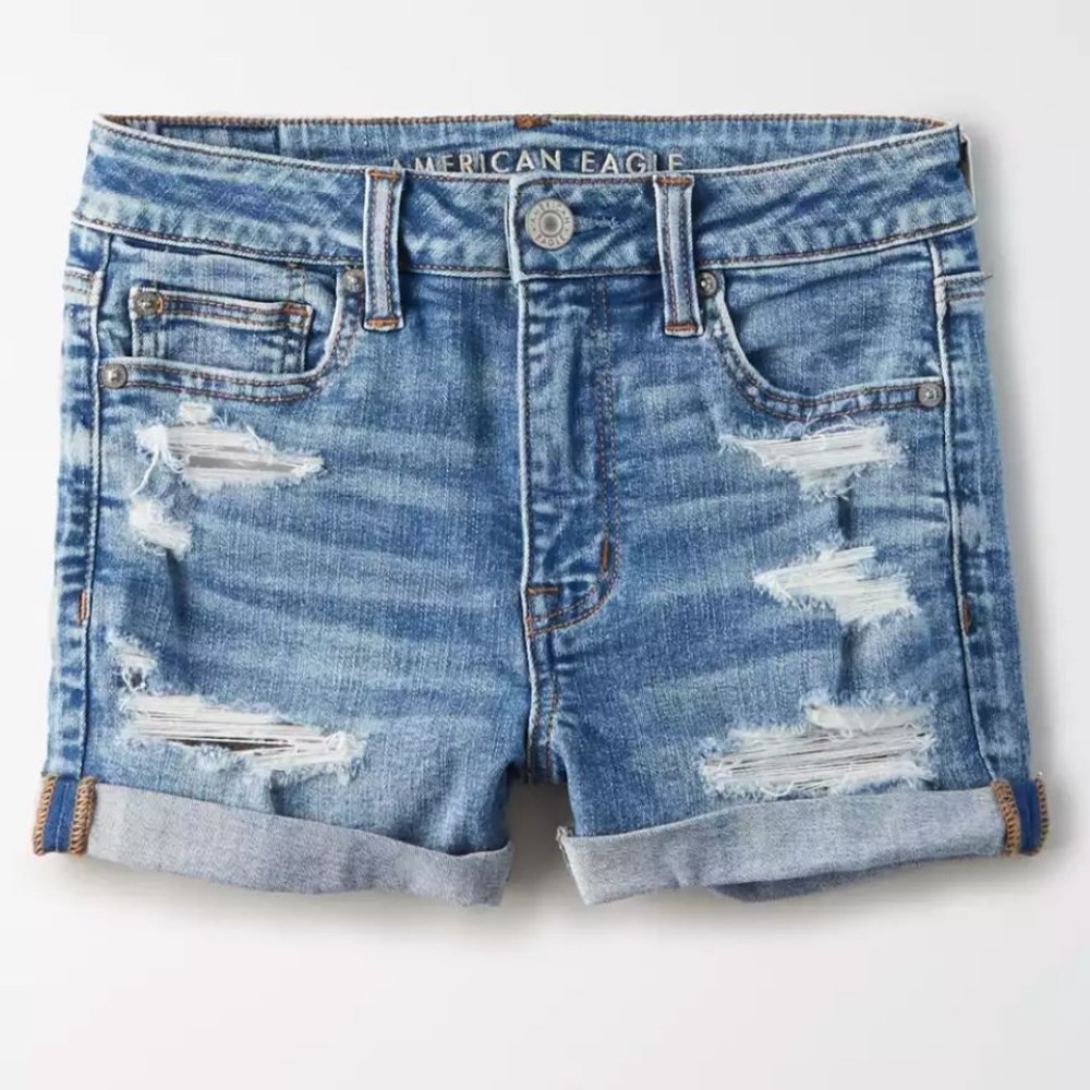 Ne(x)t Level High-Waisted Denim Short Short